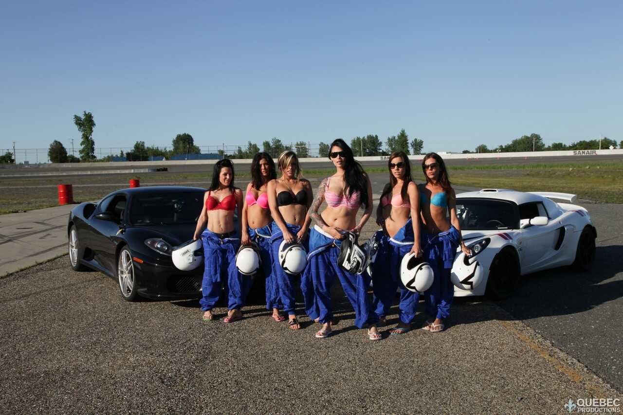 G-Force Gone Wild: Asian MILFs Amanda Morano and Amy Lee join forces with sexy race car drivers Tera Patrick and the Lane ...