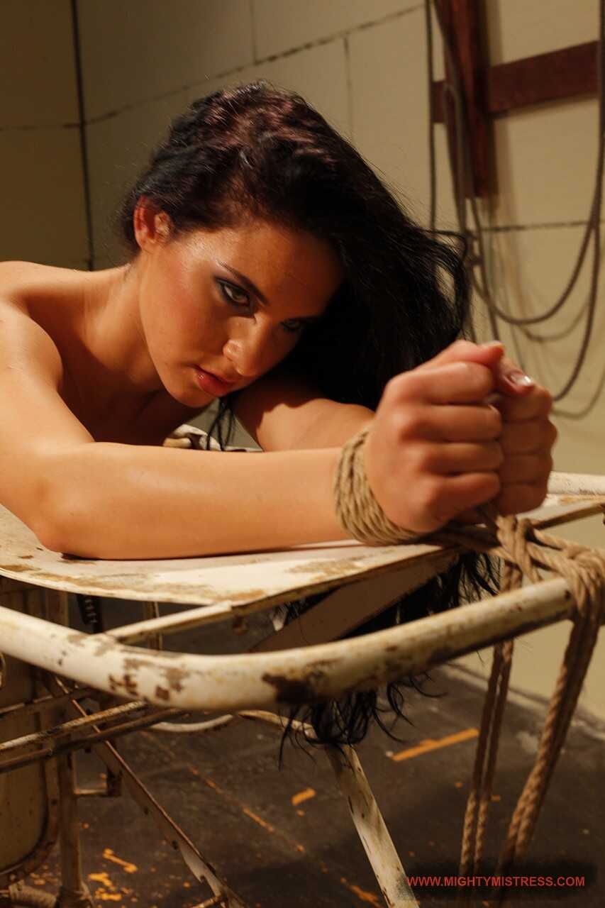 Mistress Mandy's Hungarian Bondage Play with Brunette Girl Bettina DiCapri - Bettina DiCapri, Mandy Bright
