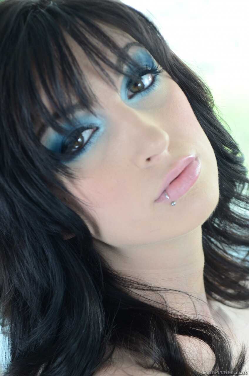 Exploring the Depths of Dark-Haired Beauty Alana Rains' Sexy Black Stockings and Voluptuous MILF Ass - Alana Rains