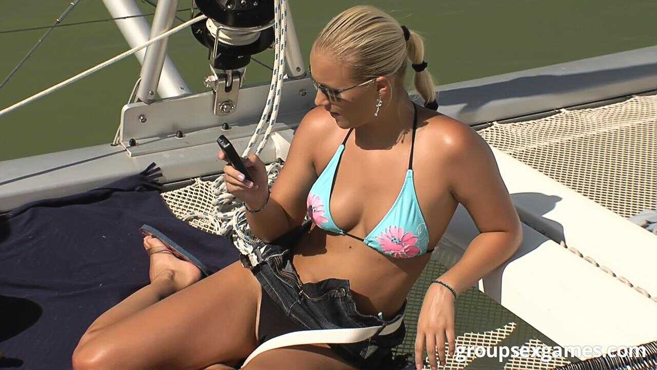 Tied Up, Taken Aboard: Bikini-Clad Beauties Flavia and Misty Mild's Nautical Threesome - Flavia, Misty Mild