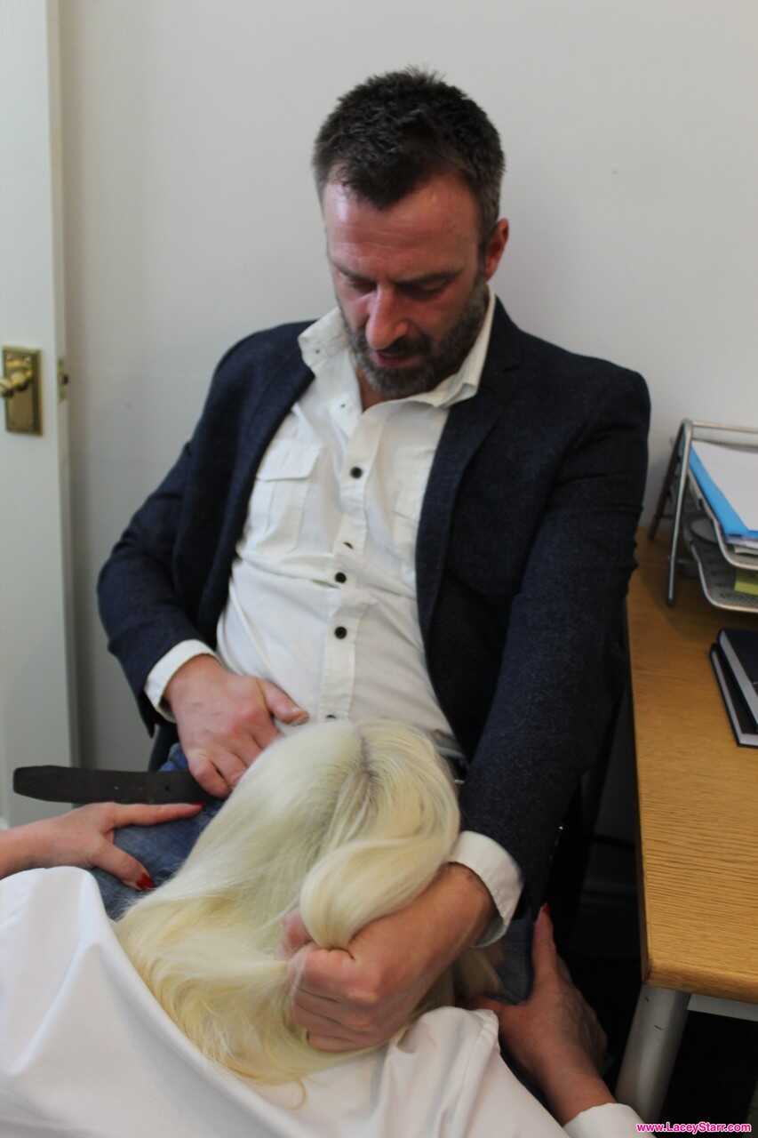 55 yo Doctor Lacey Starr Invites Her Patient into her Tight Ass for an Examination - Lacey Starr, Pascal White