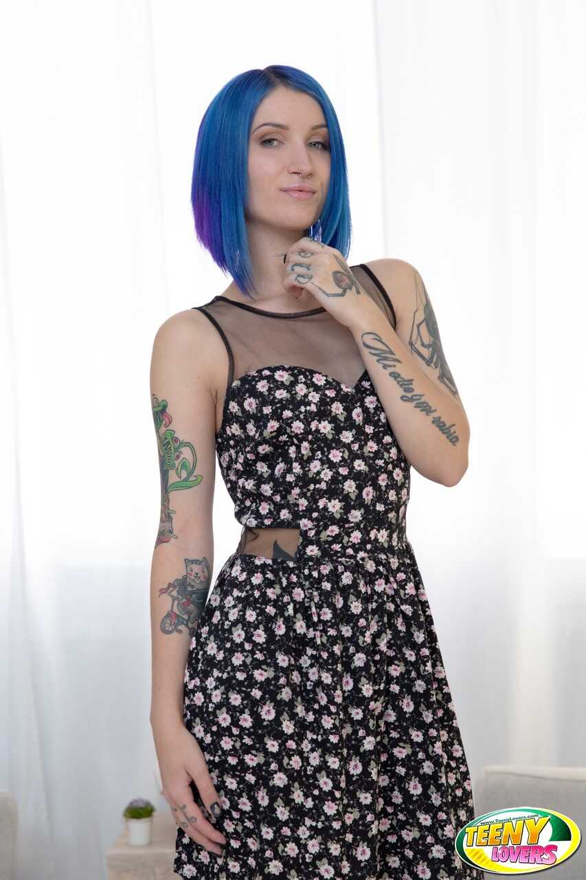 Busty Blue-Haired Tattooed Teen Keoki Star Gets Pounded by Matt in this Skin-Tingling Amateur Fuck Fest! - Keoki Star, Matt