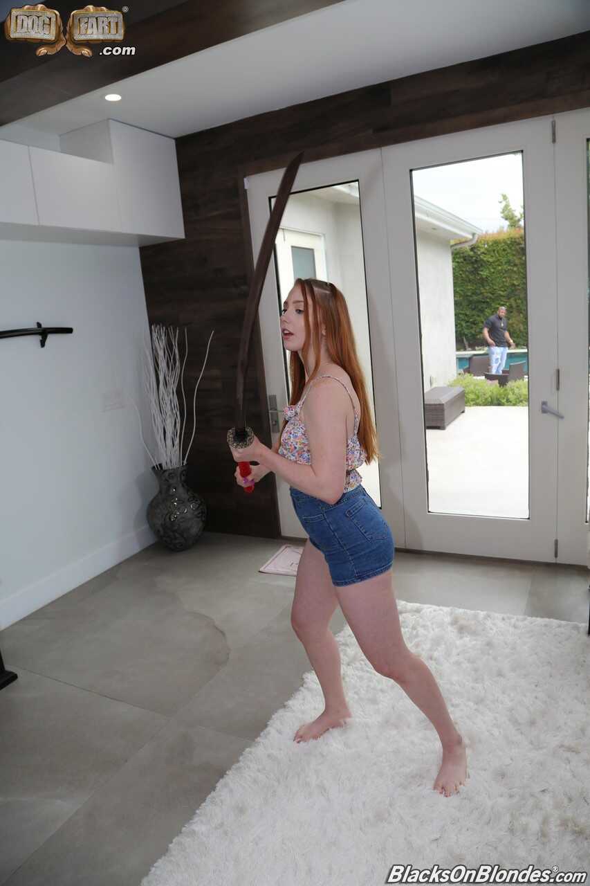 Prince Yahshua's BBC delivers a creamy redhead treat to Arietta Adams' tight ass in the pool! - Arietta Adams, P...