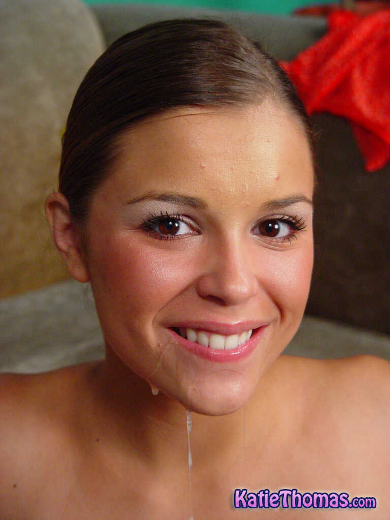 Smiley babe Katie Thomas gets blacked and receives a spunk load in her mouth  by Jason Brown - Jason Brown, Katie Thomas