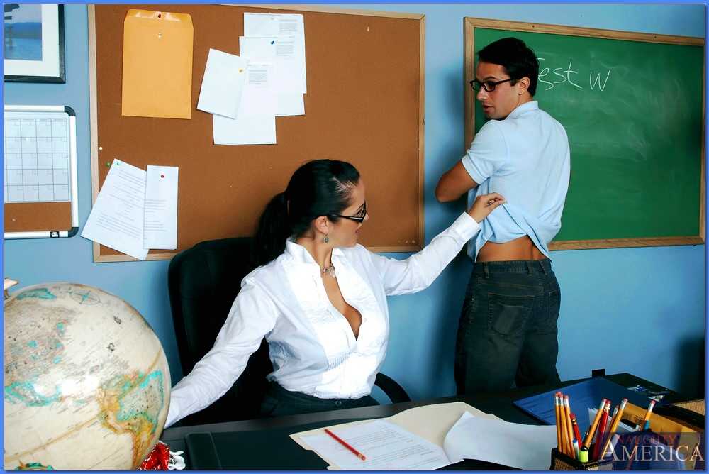 The Nerd's Dream Come True: Mature Teacher Carmella Bing Blows and Fucks Him in the Classroom (Featuring Alan Staffor...