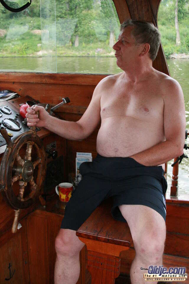 Teen with saggy tits Mia Leone blows off an old captain on the boat   Saggy Tits Captain's Daughter Gets Fucked On Th...