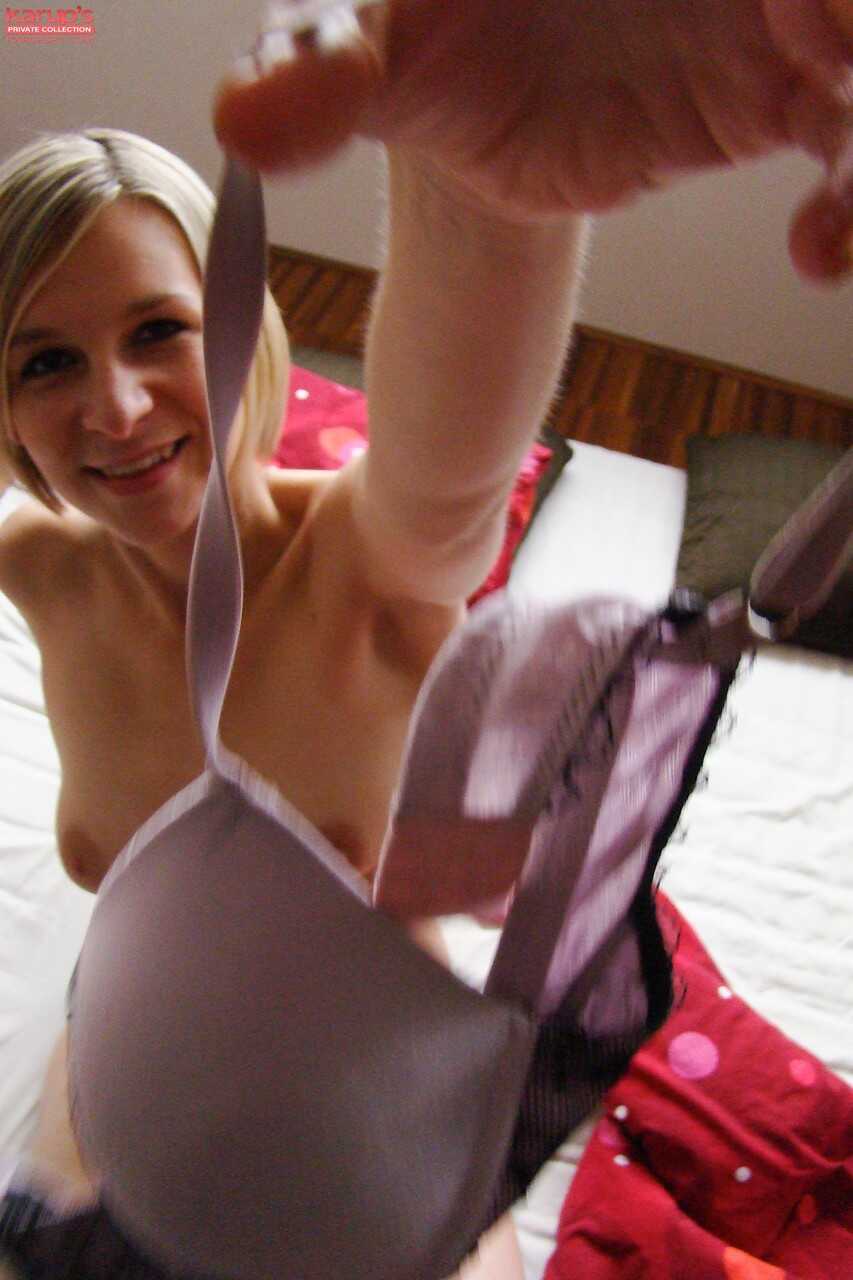 Bianca's Feet Czech Teen Strips Her Sexy Lingerie Off and Exposes Her Juicy Pussy - Bianca Ferrero