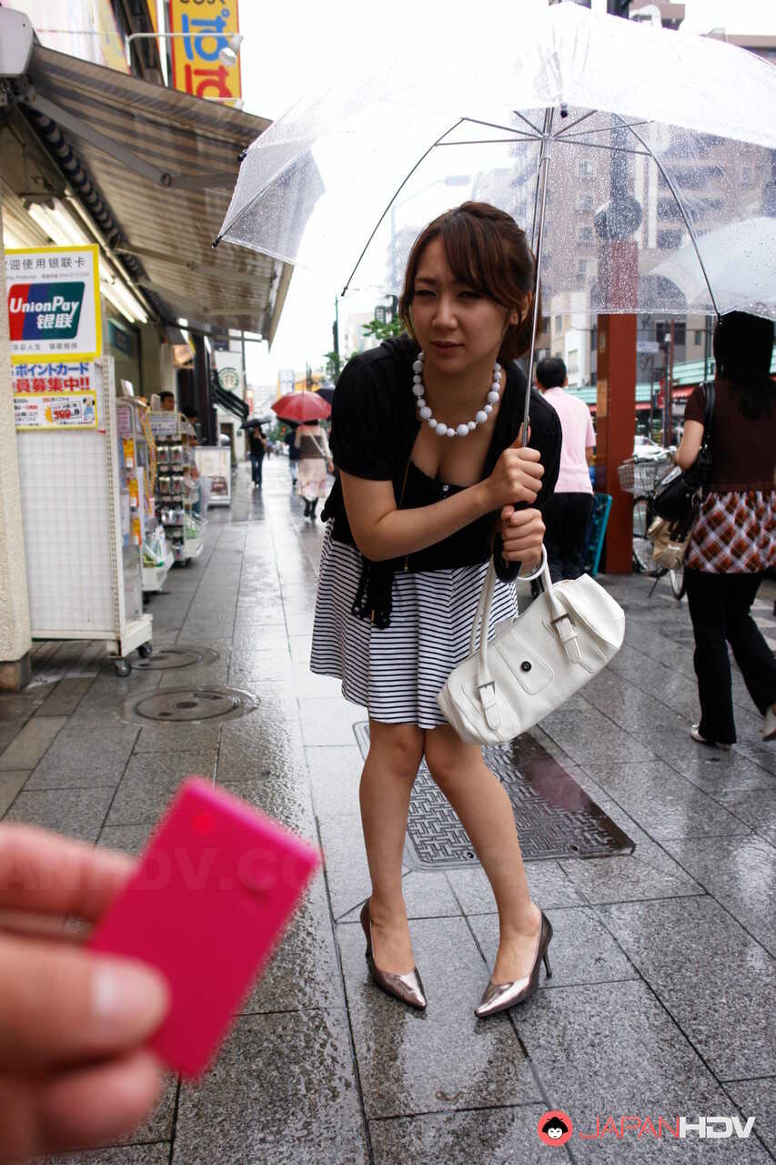 Exposing Her Sexy Little Panties In The Streets Ryo Akanishi