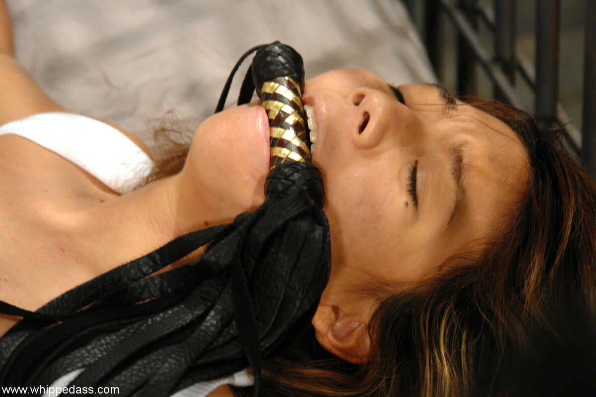 Bound and Spanked Asian Redhead Keeani Lei gets whipped & toyed by her busty lezdom Natali Demore - Keeani Lei, Natali...