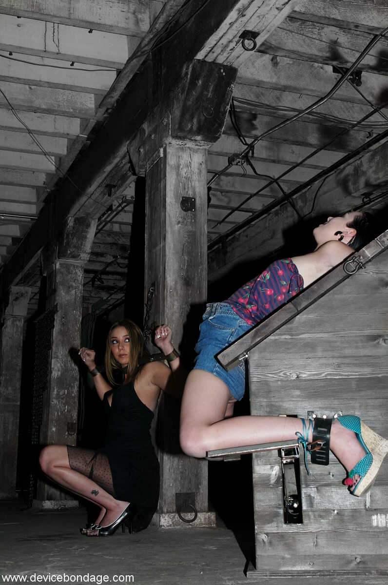 Delilah Strong's Humiliating Bondage Session with Alexa Von Tess and a Huge Dildo - Alexa Von Tess, Delilah Strong