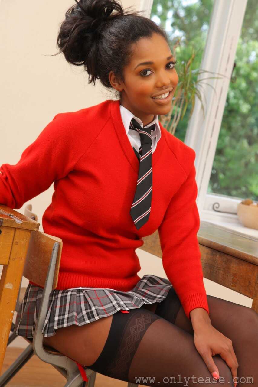 Ebony Rehea's Naughty Classroom Antics