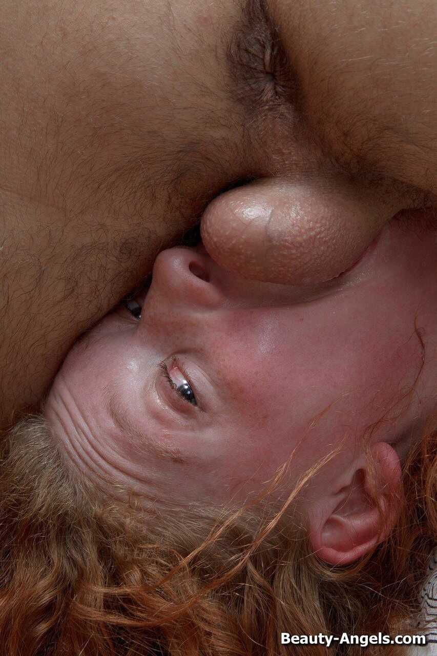 Naughty Redhead Ninelly Gets Double-Penetrated by Two Strangers in the Woods - Ninelly