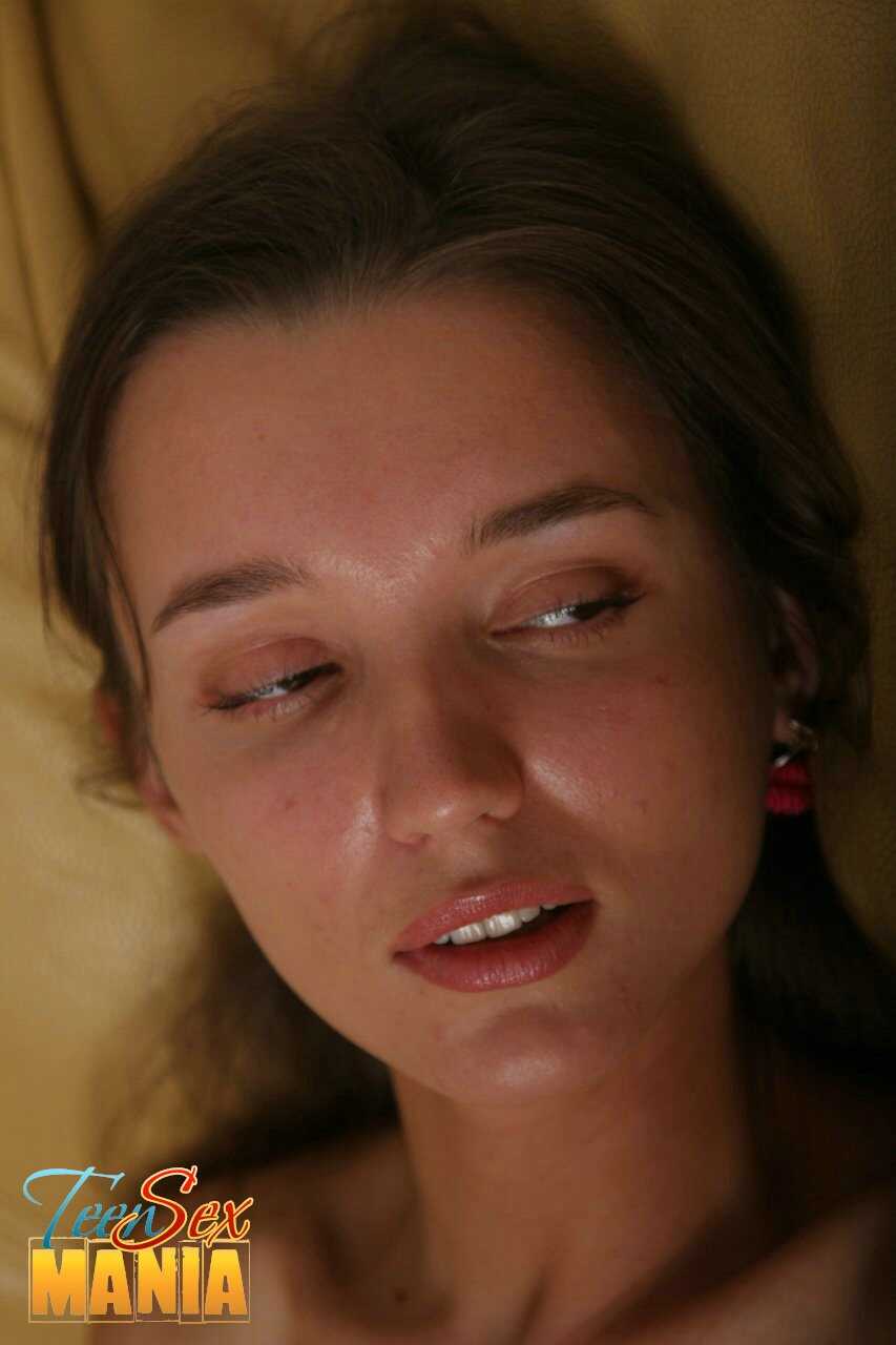 Small boobed teen babe Emma B gets slammed in the ass by her big dicked stepbrother. - Emma B