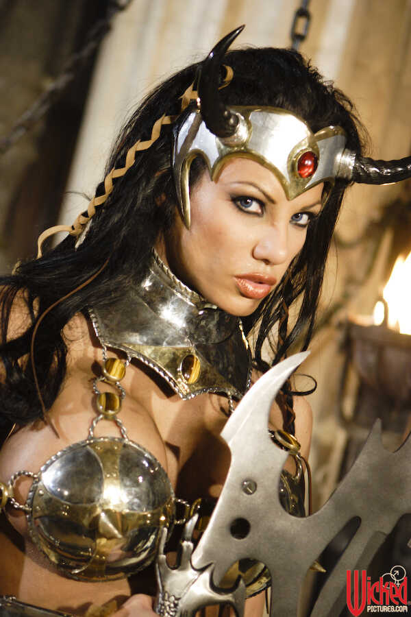 Curvy Latina MILF strips down to show off her muscular body and big tits in an erotic display of exotica. - Exotica