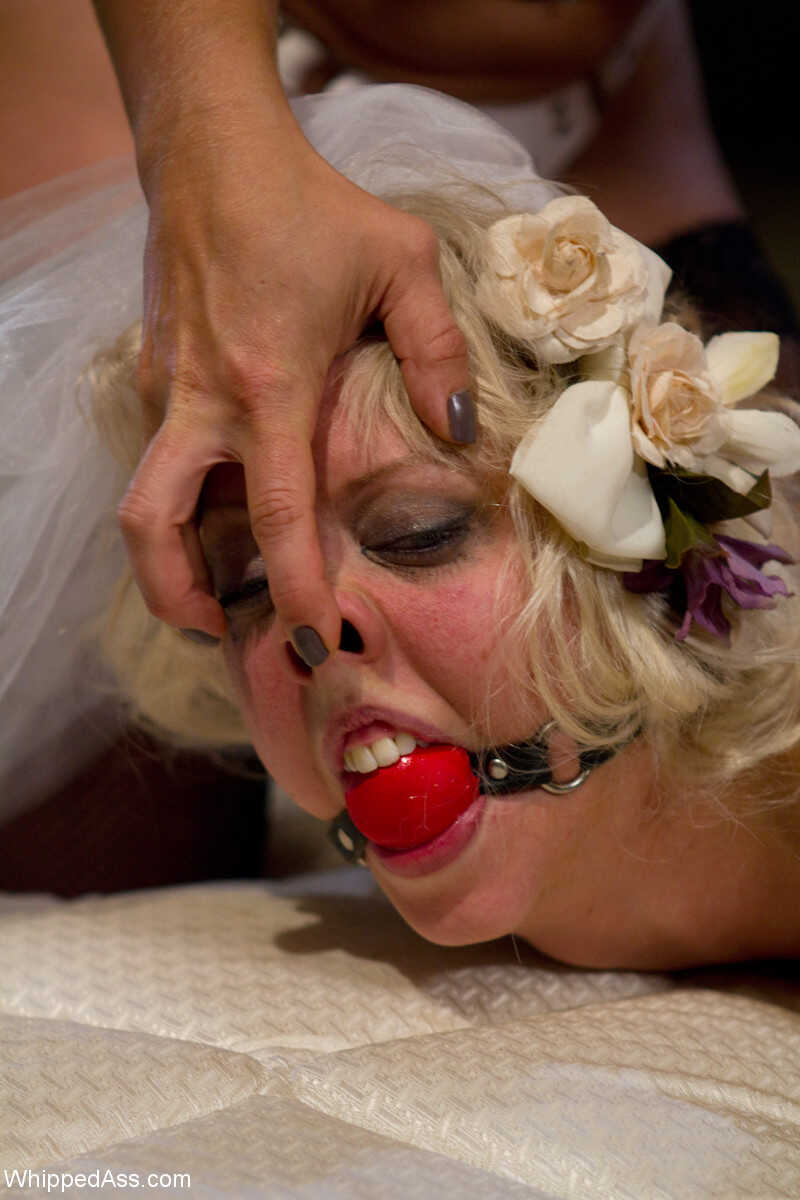Dia Zerva's Whipped Ass Cherry Torn by Maitresse Madeline Marlowe and Beautiful Mature Lesbian Bride Over 40 - Cherry...