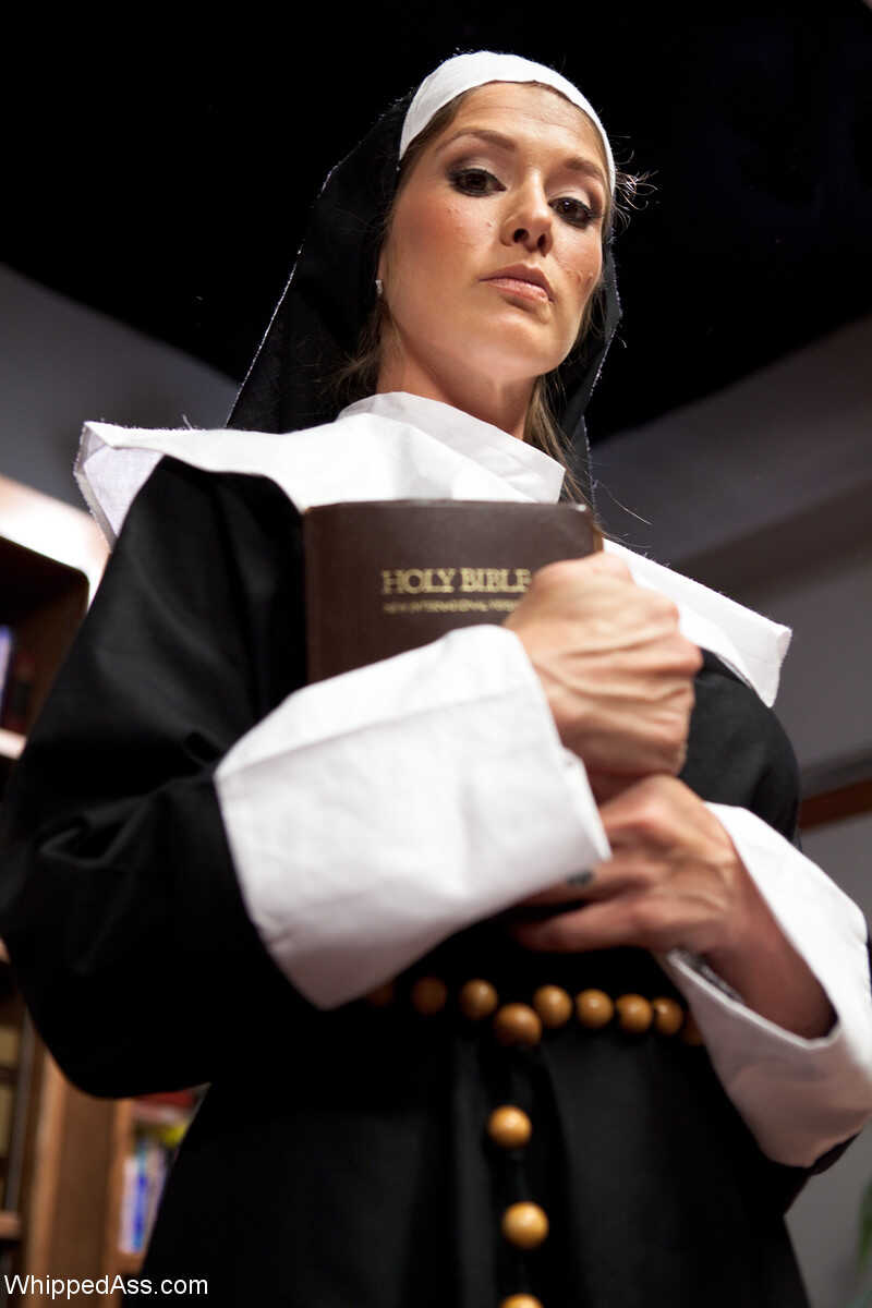 Naughty Nuns: Felony, Jodi Taylor, and Sarah Shevon Flash their Tits in the Office with Kinky American MILFs - Felony, Jod...