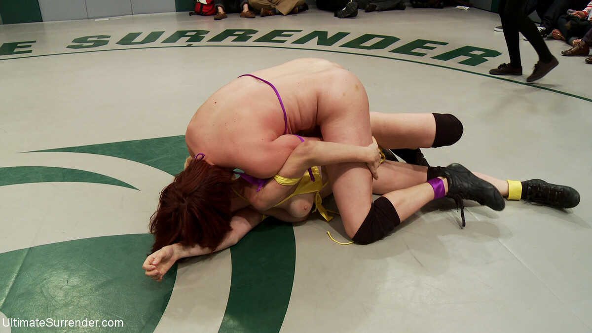 Nerdy MILFs Odile, Penny Barber and Penny Pax Take on Wrestler Sarah Shevon in a Steamy Ultimate Surrender Match - Odile, ...