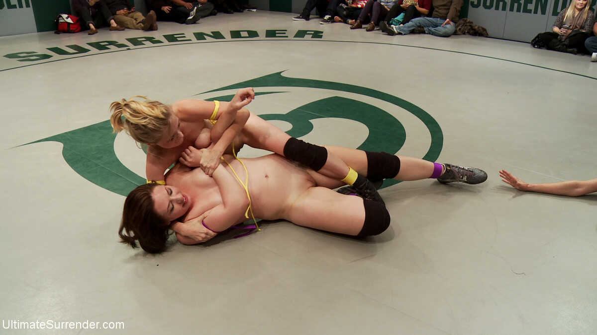 Nerdy MILFs Odile, Penny Barber and Penny Pax Take on Wrestler Sarah Shevon in a Steamy Ultimate Surrender Match - Odile, ...