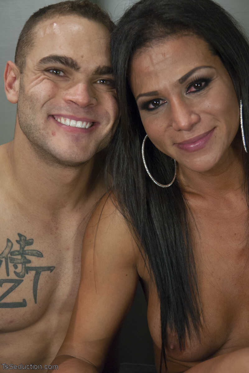 Jaquelin Braxton's TS Seduction of Brock Avery Leads to Explosive Shemale Fucking and Cum Swallowing - Brock Avery, J...