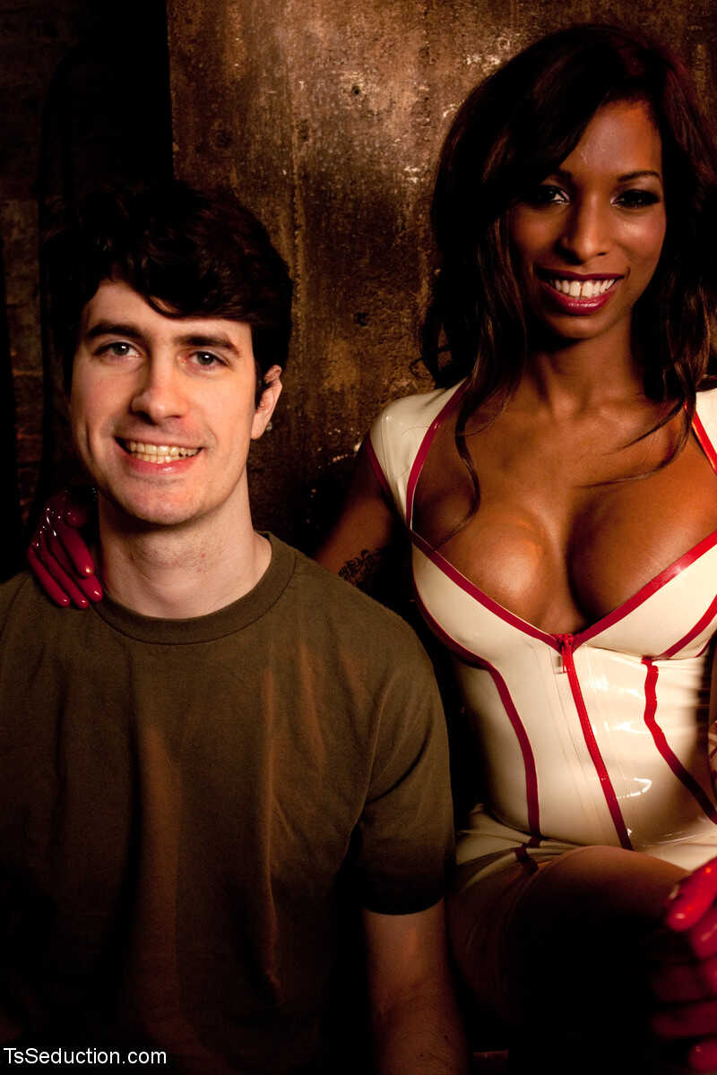 TS Seduction: Chris Ockham Ties Up Natassia Dreams for a Black Shemale Domination - Chris Ockham, Natassia Dreams