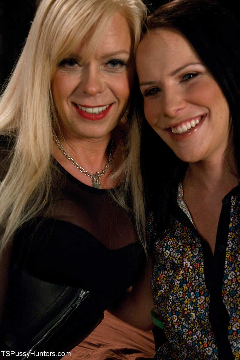 Bondage Babe: Brunette Katie Gets Pounded by the Sexy Shemale Joanna Jet - Joanna Jet, Katie St Ives