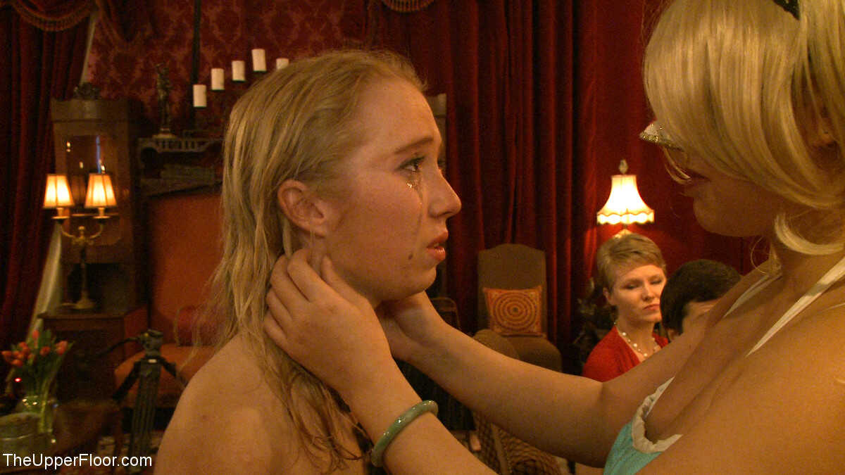 The Upper Floor: Iona Grace, Nicki Blue, Sophie Monroe, and Sparky Sin Claire's BDSM Gangbang Blonde Orgy - Iona Grac...