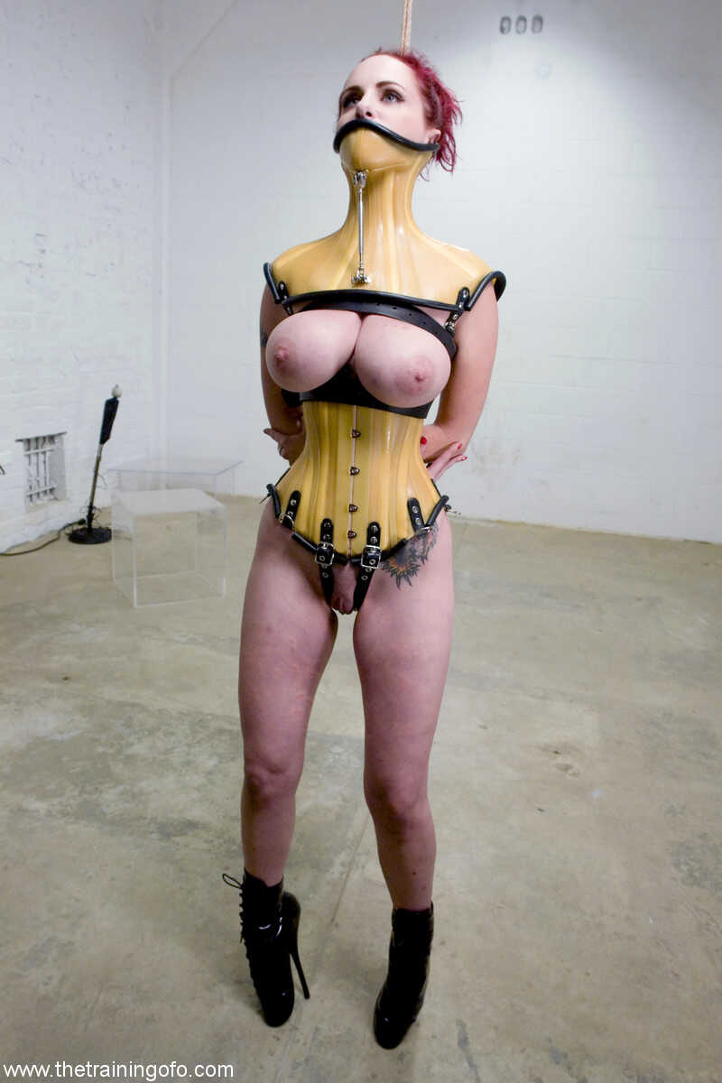 Mature MILF Mz Berlin Restrains Claire Adams' Big Tits in Latex Bondage Gear - Claire Adams, Mz Berlin
