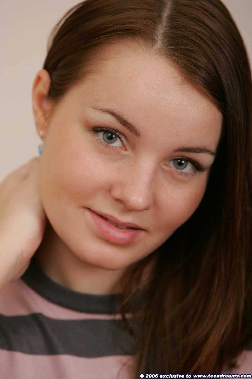 Stripping Irena's Shaved Pussy: An Amateur Teen Upskirt No Panties Naked Show - Irena