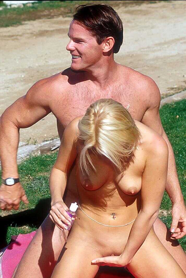 Sharon's Wild Teen Dream: Cumming in the Great Outdoors with a Blonde Bombshell - Sharon Wild