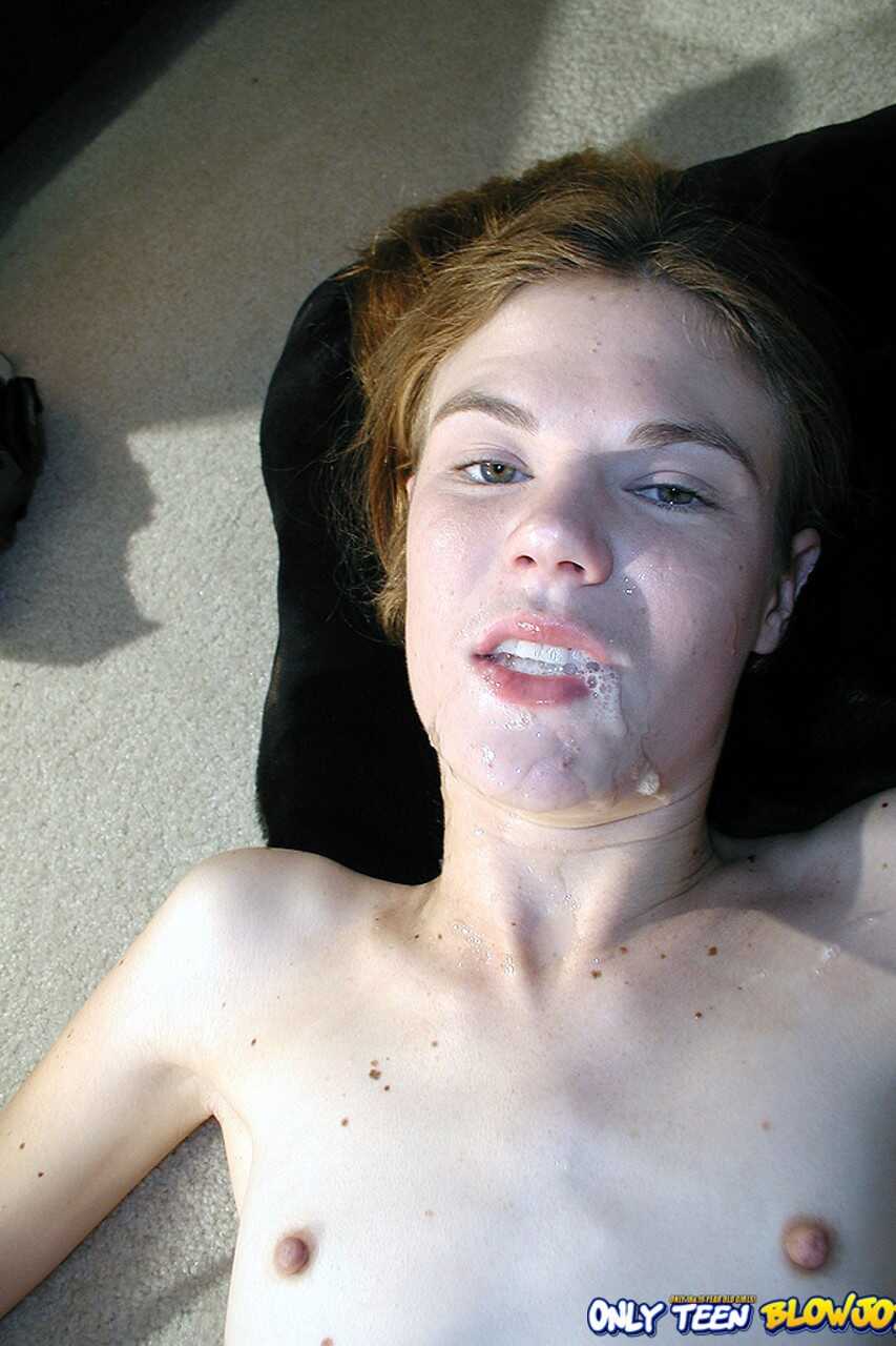 Skinny Melissa Ashley Gets Cum All Over Her Face While Masturbating