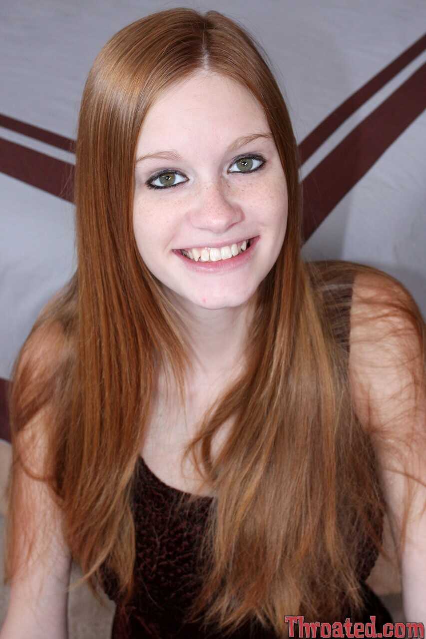 Tall Ginger Babe Layla Exx's Mouthful of Cum After a Deepthroat and Facialed Orgasm - Layla Exx