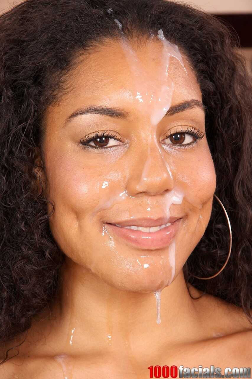 Leah Luxxx's Exotic Orgasm: A South African Ebony Babe Takes on the Biggest Facial of Her Life - Leah Luxxx