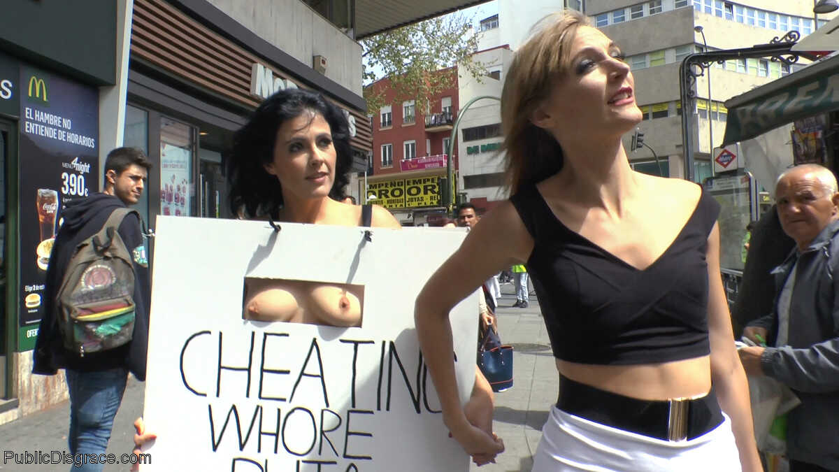 Dark haired mature with a big ass Mona Wales gets toyed by Xavi Tralla in public - Mona Wales, Montse Swinger, Xavi Tralla