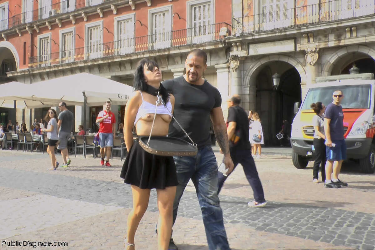 BDSM Domination: Public Disgrace and Humiliation with Pamela Sanchez and Rob Diesel