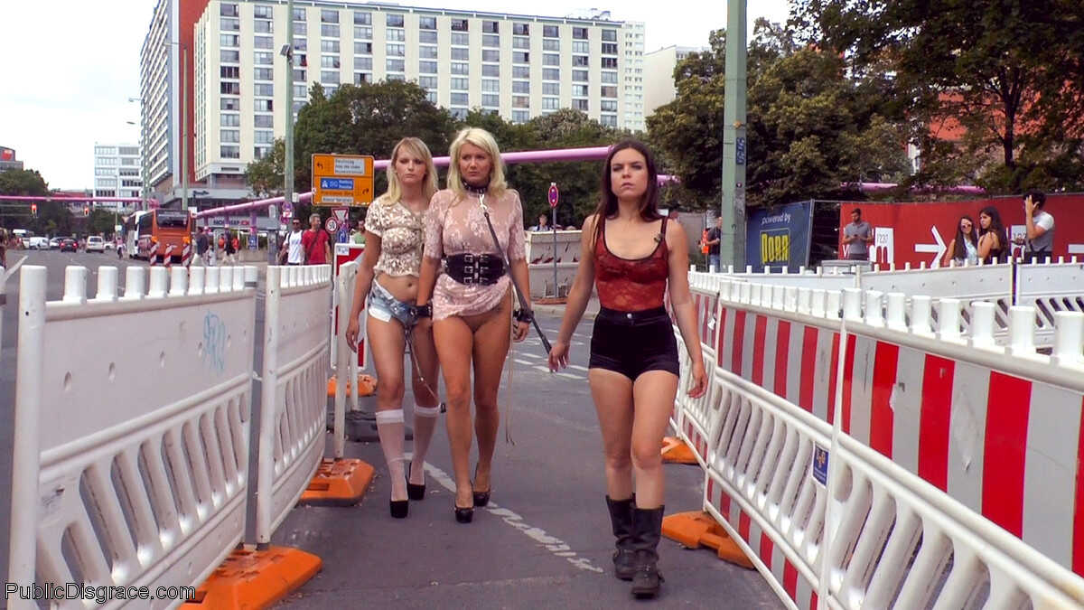 Public Disgrace with Jason Steel, Juliette March, Layla Price and Mika Olsson Gets Extreme with BDSM, Cum on Face and Redh...