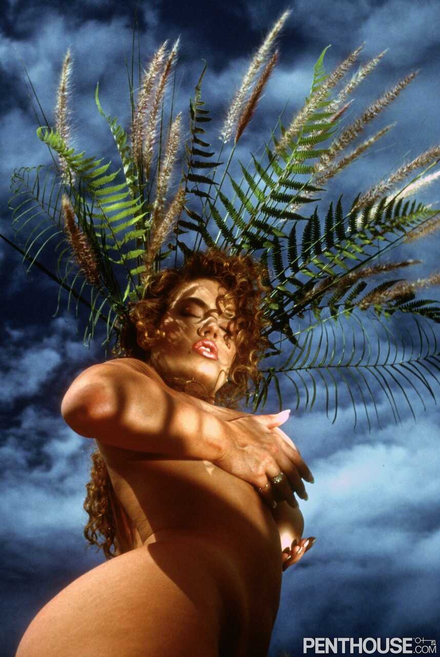 Curly Brunette Sandi Korn Unleashes her Big Boobs and Furry Cooch from the Past - Sandi Korn
