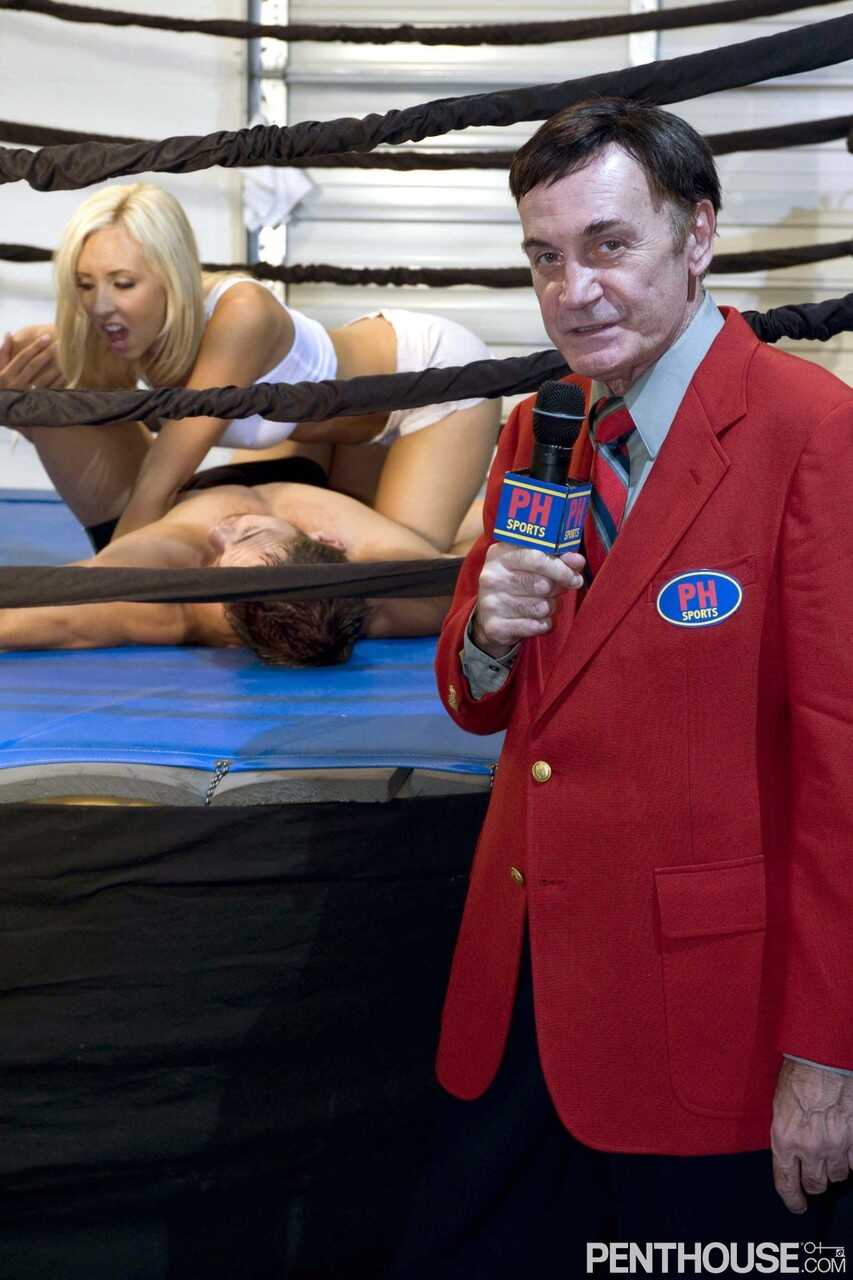 Blonde bombshell Jessica Lynn takes on Johnny Castle's massive cock in the ring and gets covered in his cum - Jessica...