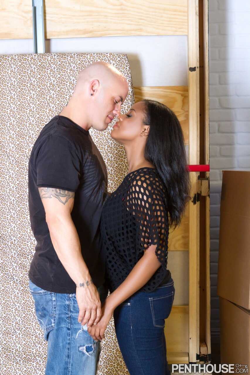 'Black & White Delight: Alia Starr Gets Roughed by Derrick Pierce' - Alia Starr, Derrick Pierce