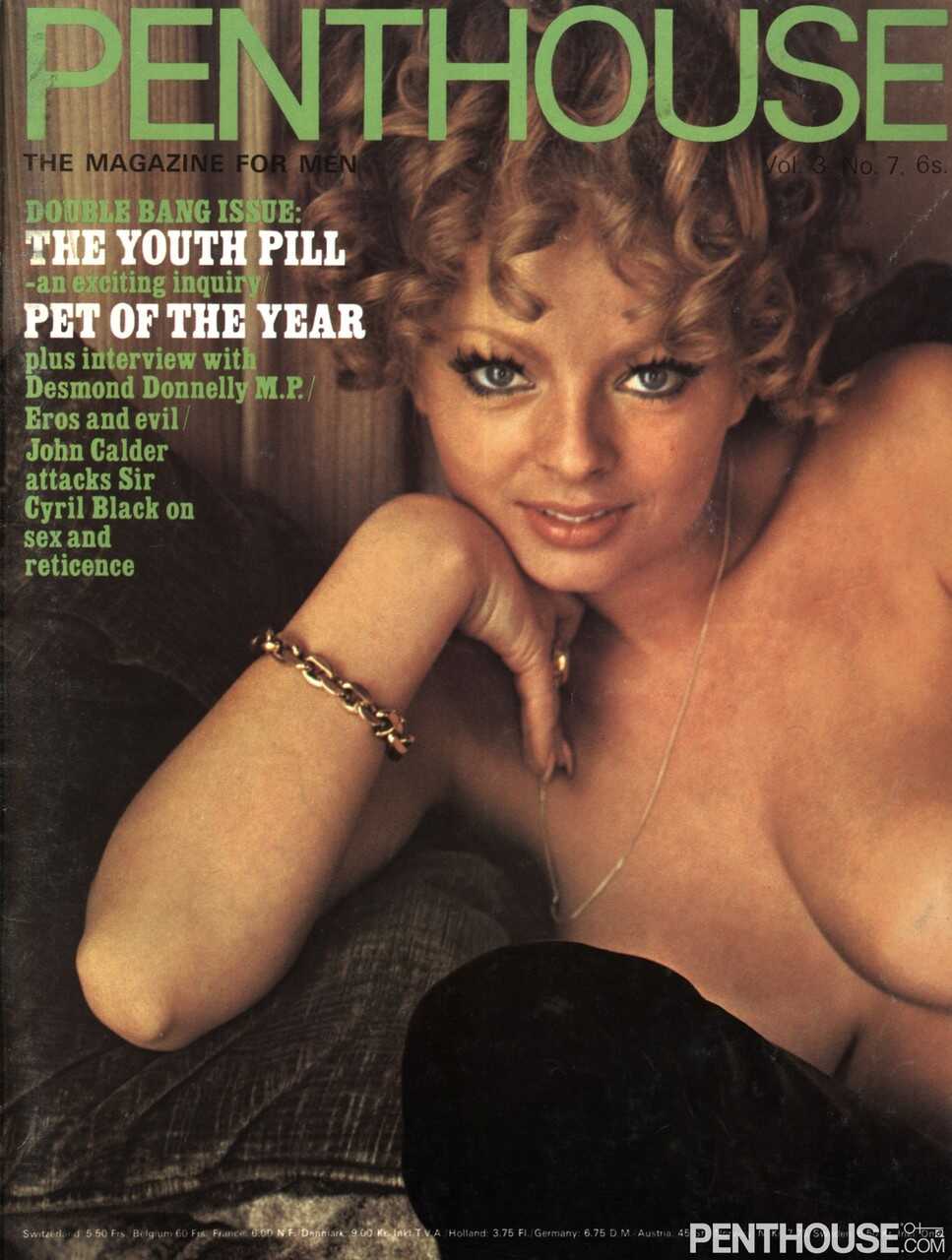 Vintage Models Hot Girls on Penthouse Magazine Covers