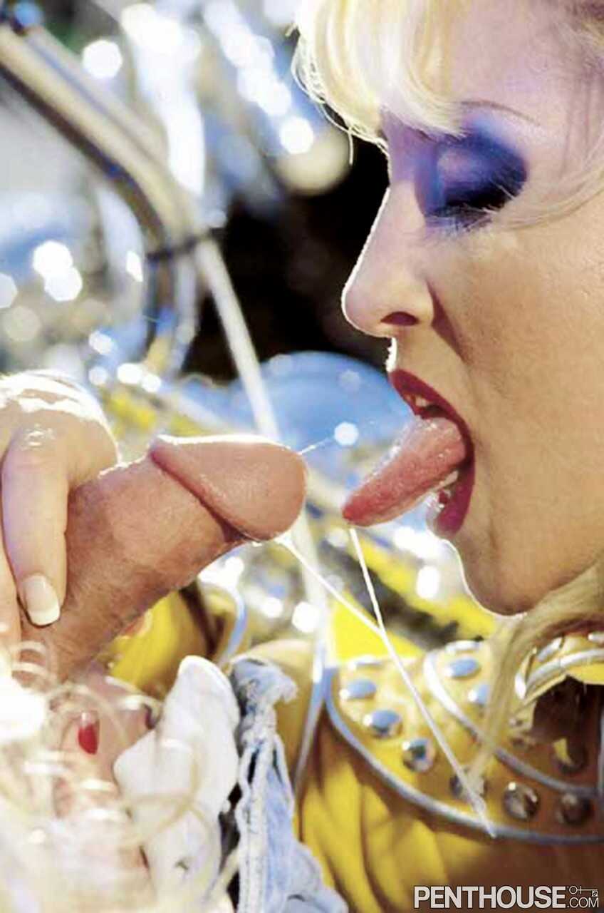Two Horny Blonde Biker Babes Take On Big Cocks - Brittany Andrews, Eric Price, Jill Kelly
