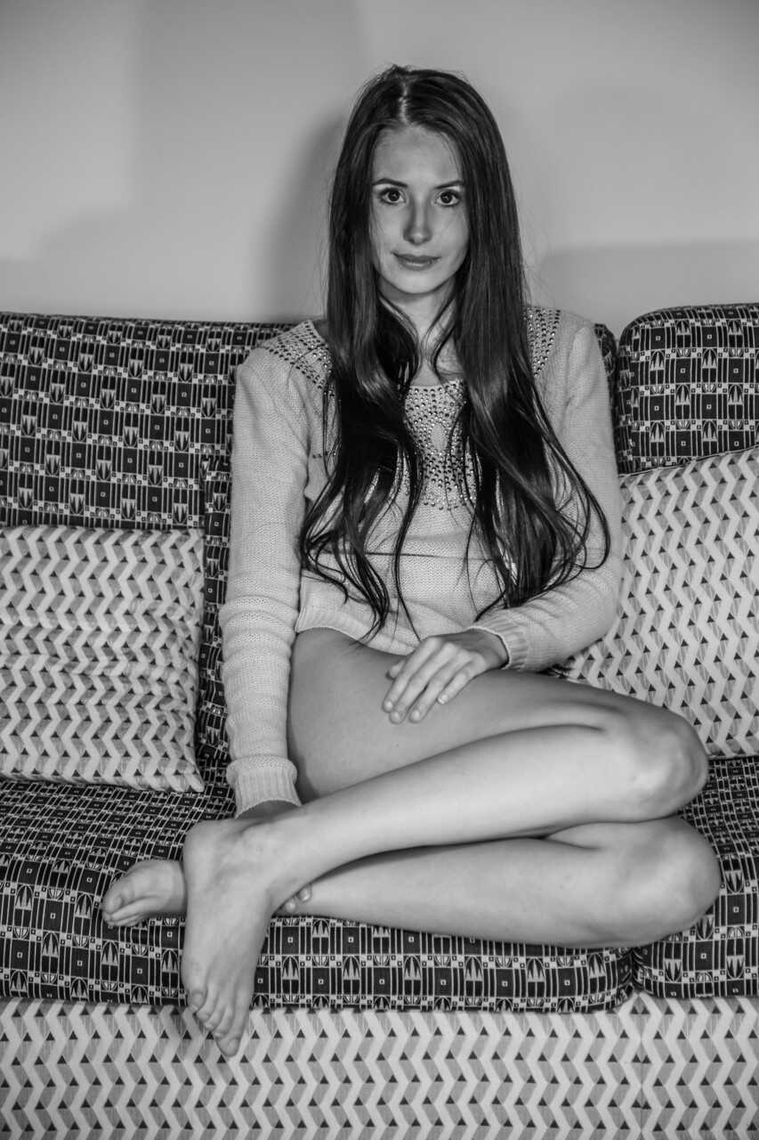 Beautiful babe Vanessa Angel shows her lovely body and poses naked in a solo with a cute teen Brit! - Vanessa Angel