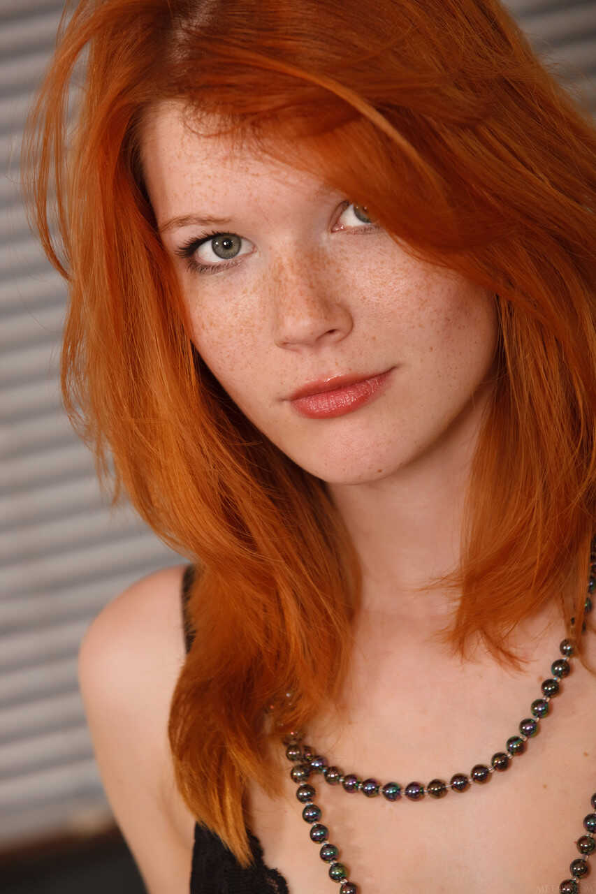 Petite redhead Mia Sollis shows off her big ass and her yummy puffy pussy with hairy teen freckles and athletic body. - Mi...