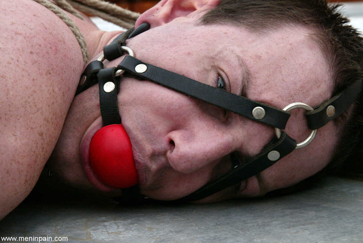 Sexy dominatrix Isis Love fucks her bound ball gagged slave with a strapon - Isis Love, Judass
