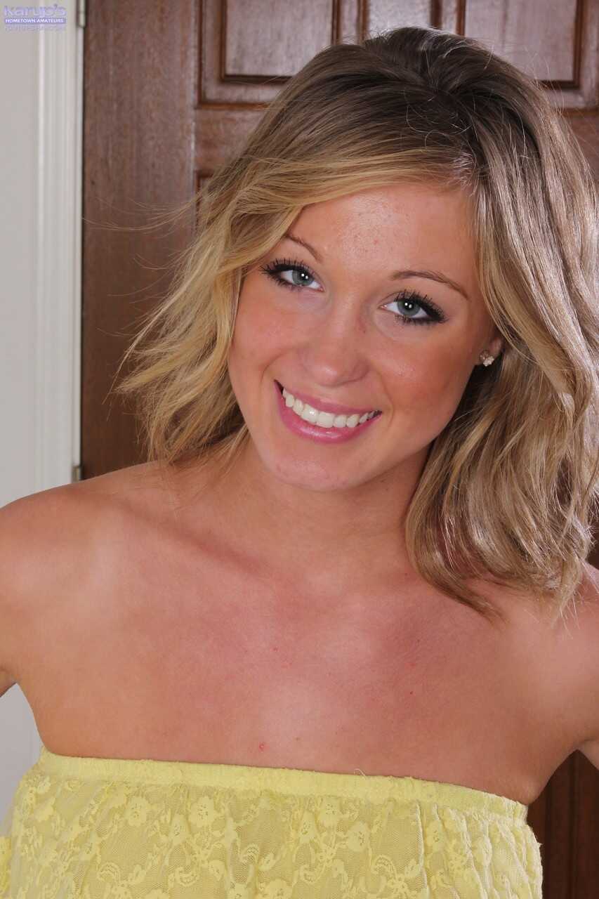 Amateur Teen Ashley Jones Shows off Her Big Tits and Rubs her Wet Pussy - Ashley Jones