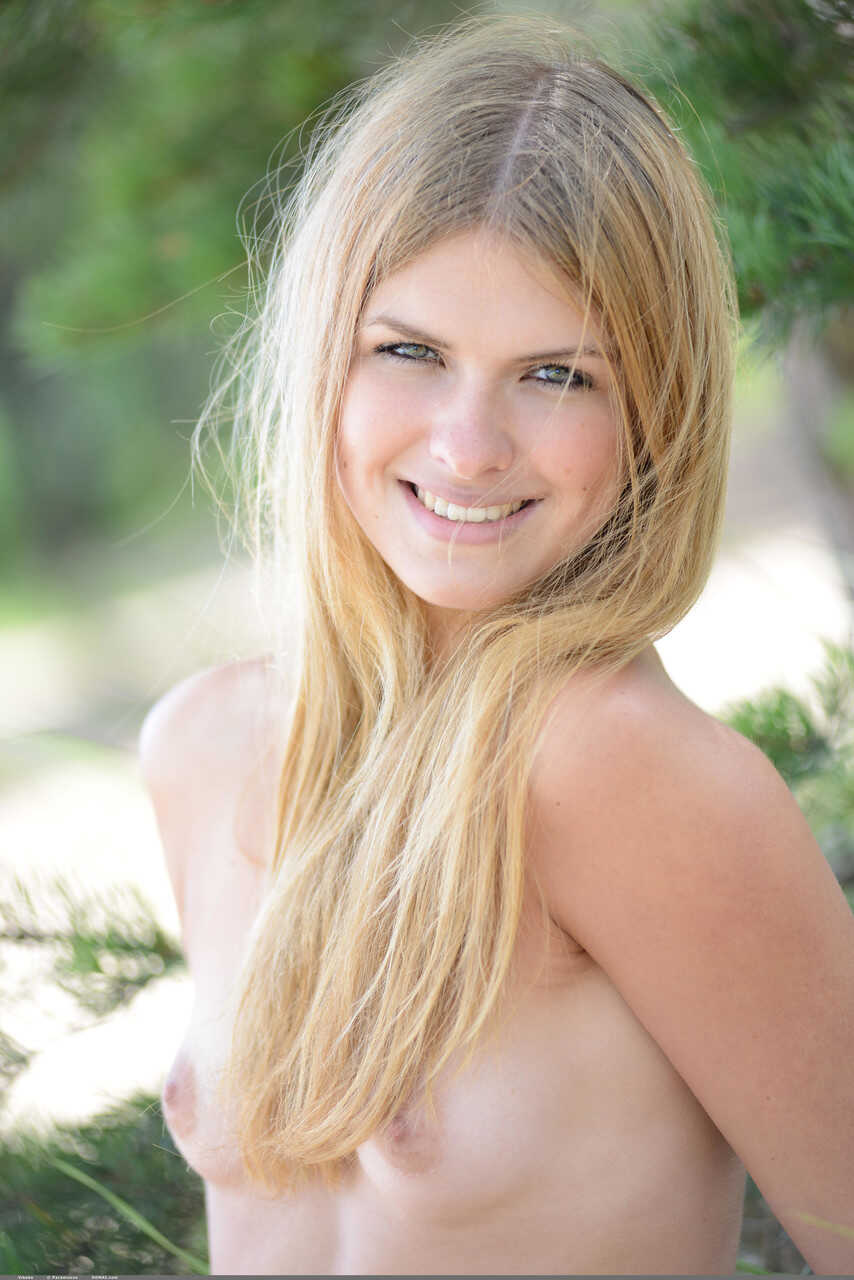 Tall Blonde Vibeke Shows Off Her Perfect Small Tits in this Amateur Outdoor Shoot - Vibeke