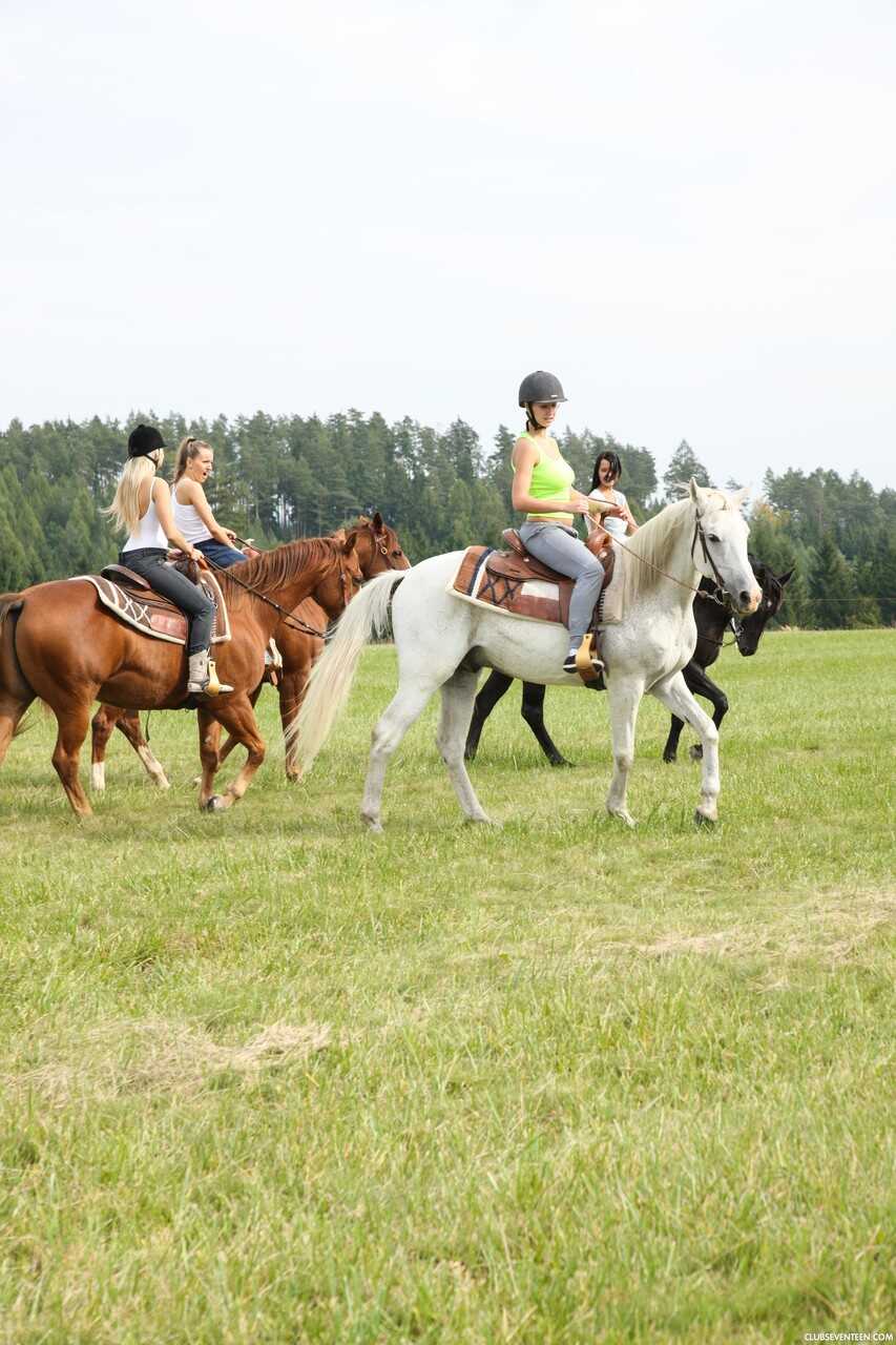 Sweet Lesbian Equestrians: The Finger-Pussy Connection