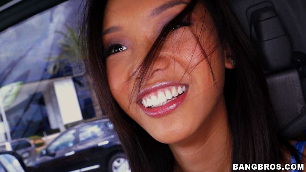 Asian honey Alina Li finally gives in to her wild side and gets gangbanged by three horny white guys in the back of a van ...