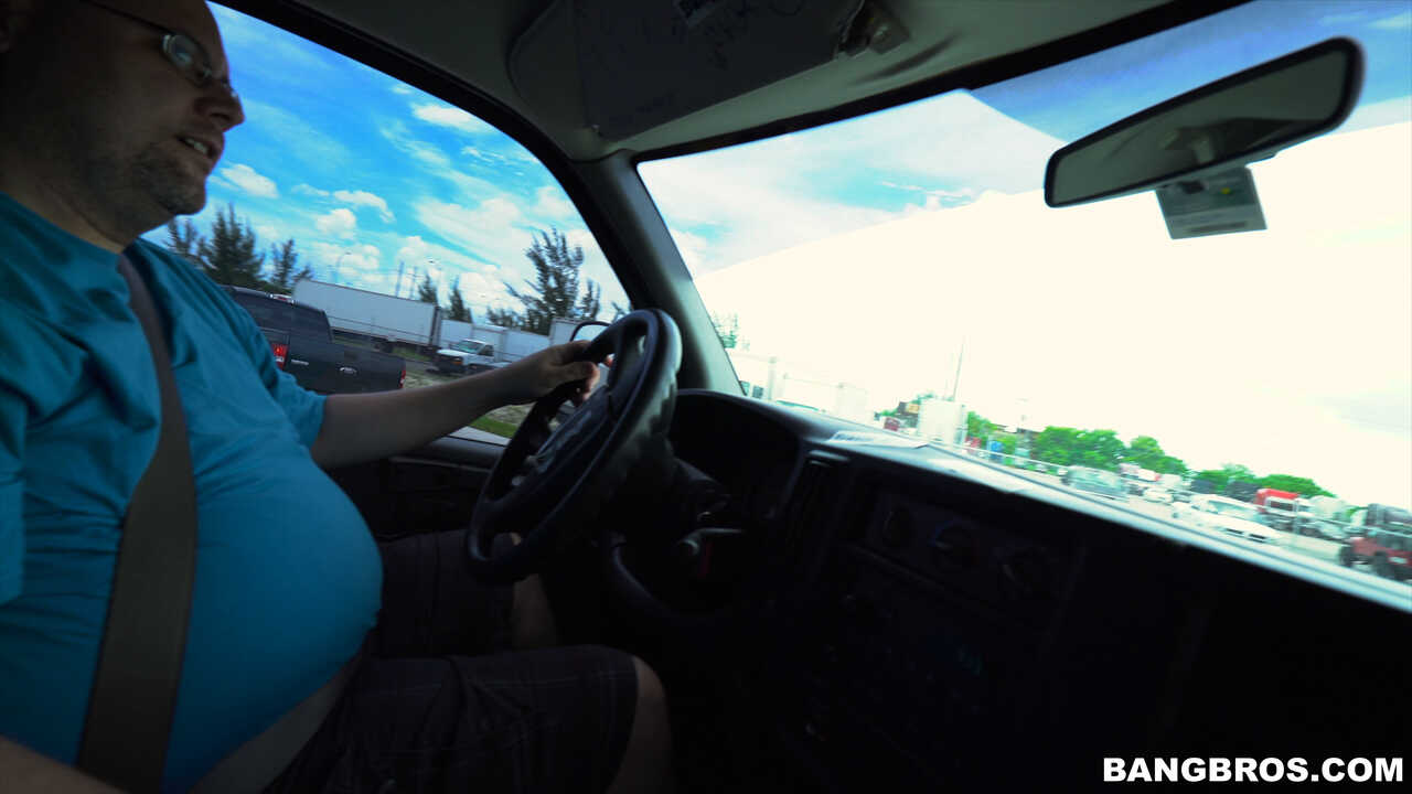 Lusting After the Latina in Lingerie: Martini Bows Exposes Herself Behind the Wheel - Martini Bows