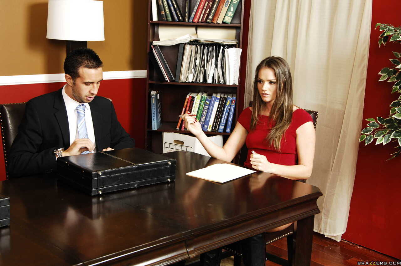Bridgette B's Legal Erection: A Horny Secretary Gets a Hotshot Attorney's Cock Inside Her Ass! - Bridgette B, Ke...