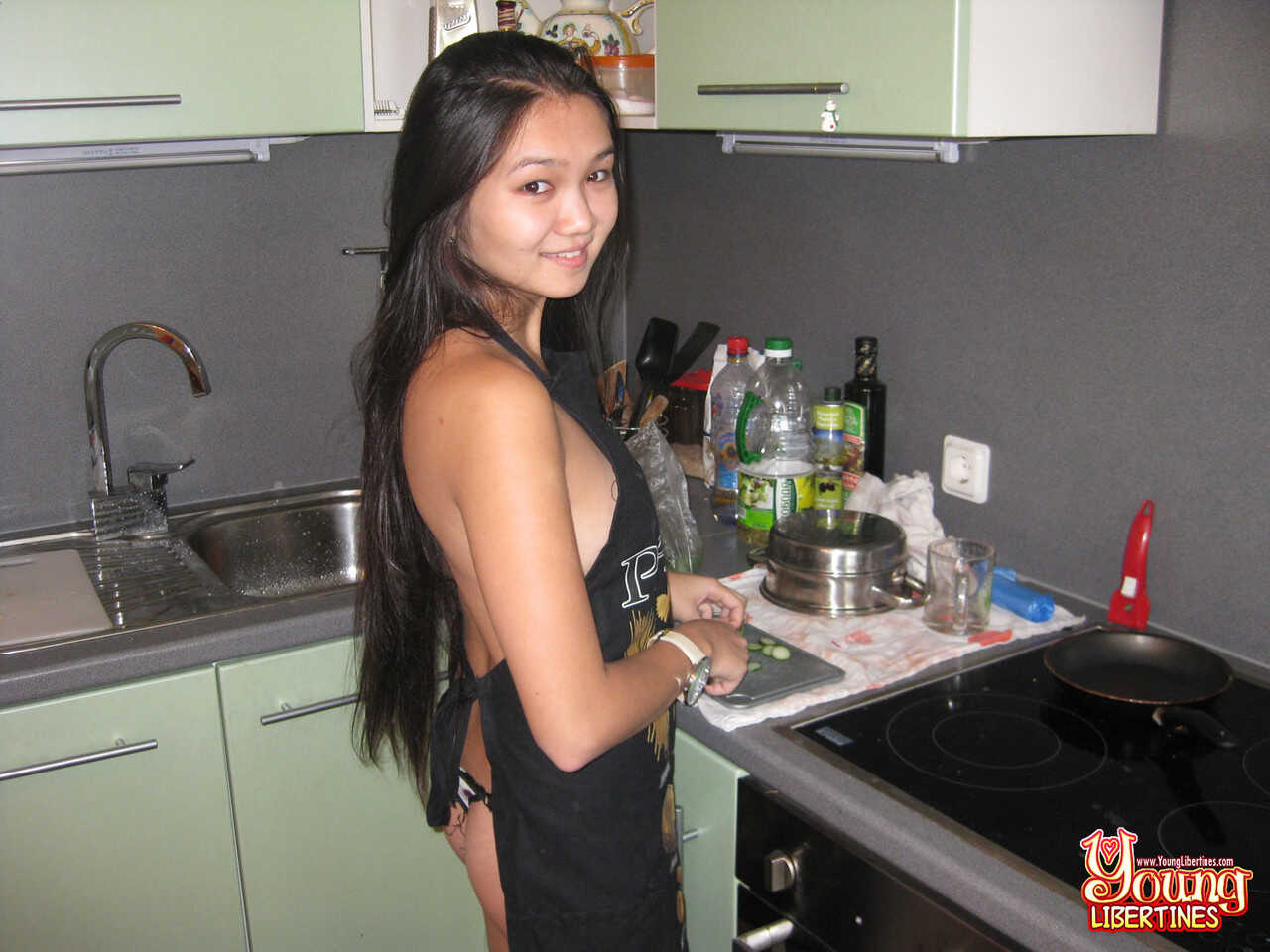 Young Asian Housewife's Little Panties Get Screwed in POV by Phillip